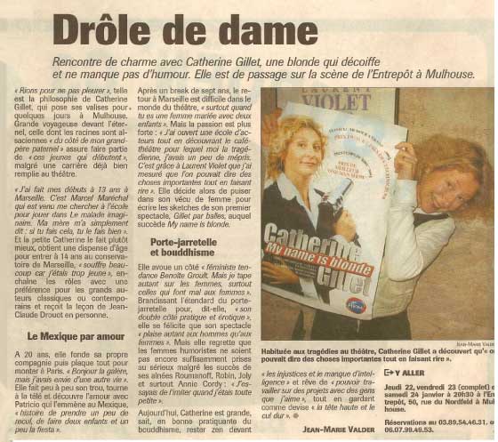 coupure de presse gillet l'alsace